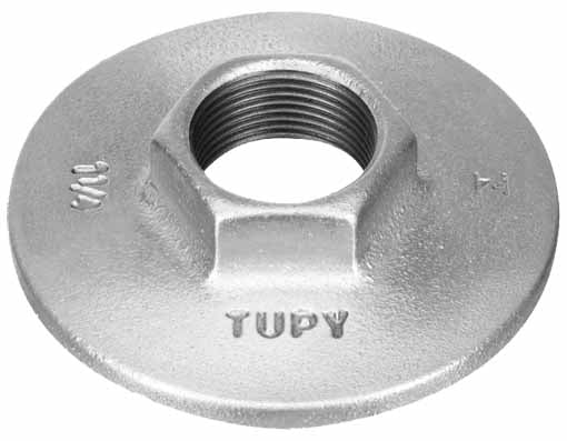 FLANGE GALV. 1"     TUPY (ISO 9002)