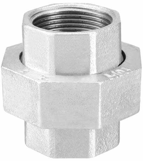 UNION AMERICANA GALV.   1/4" TUPY (ISO 9002)