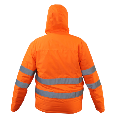 PARKA HW COCHAMO POLARIS REVERSIBLE NEGRA/ NARANJO C/CINTA L