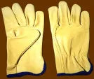 Guante cabritilla amarillo d/costura # 9 (3021) - GUANTES
