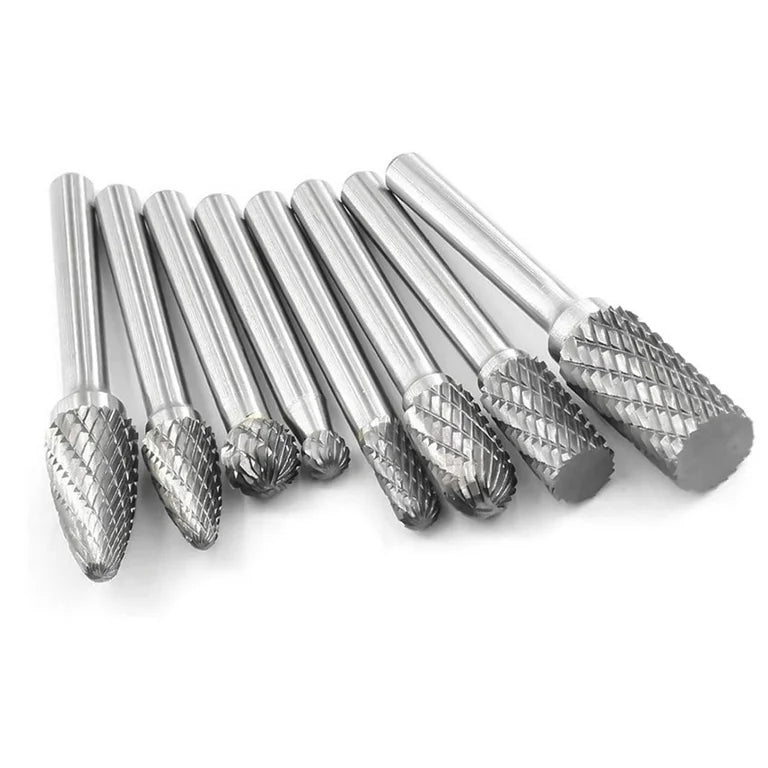 FRESAS ROTATIVAS TRUPER 1/4" CARBURO TUNGSTENO JGO.6 PZAS #JLR-6 (103503)