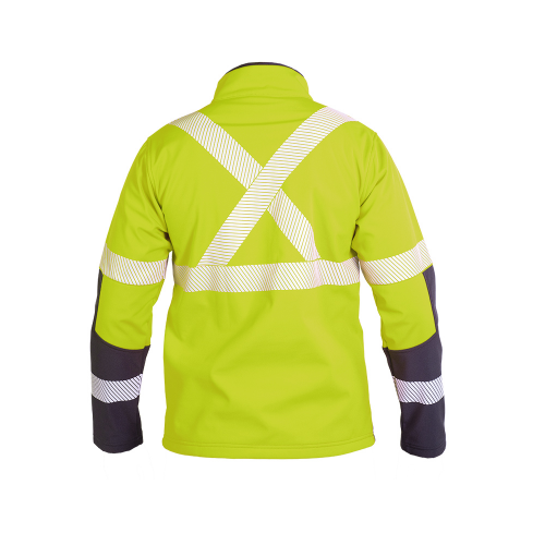 CHAQUETA SOFTSHELL HW OKLAN AMARILLO FLUOR L
