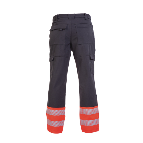 PANTALON SOFTSHELL HW OKLAN ROJO FLUOR M