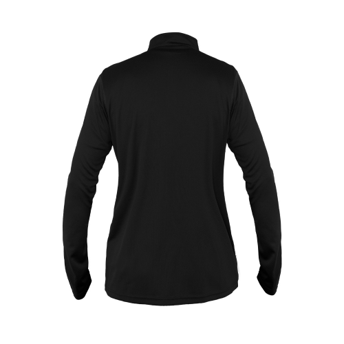 POLERA QUEBEC HALF-ZIP MUJER NEGRO L