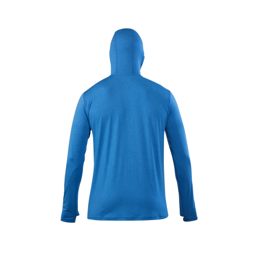POLERA DRY FIT HW SPX C/ GORRO MANGA LARGA HOMBRE ELECTRIC BLUE M