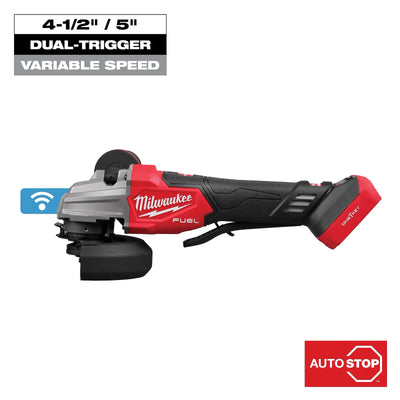 ESMERIL ANGULAR 4 1/2 BATERIA M18 FUEL DOBLE GATILLO (2986-20) MILWAUKEE