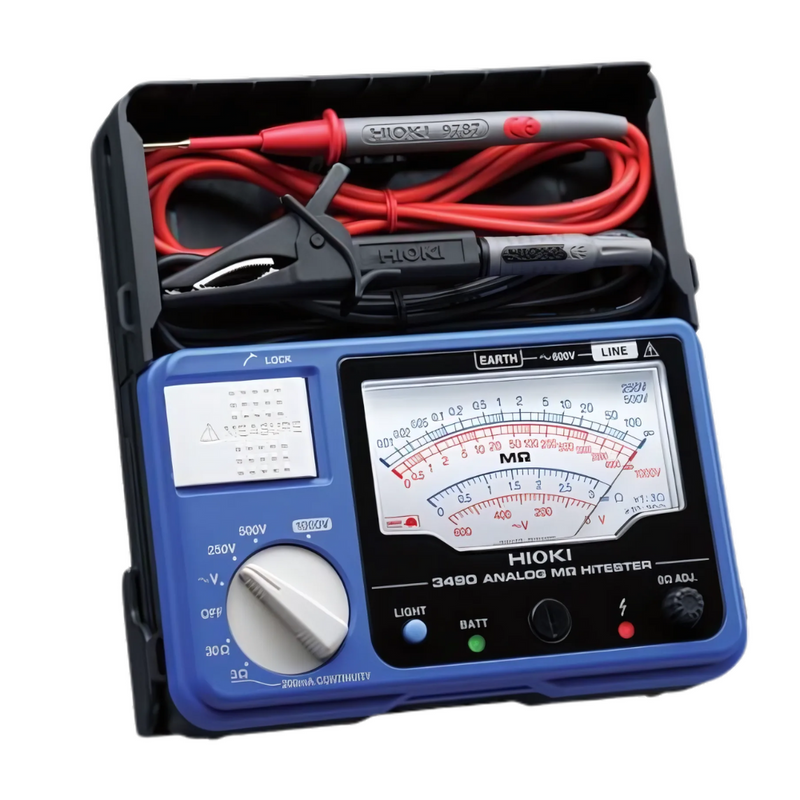 Medidor de aislación análogo 1000 V (3490) HIOKI