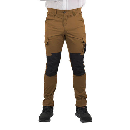 PANTALON CARGO HW DAKOTA SPANDEX TABACO S