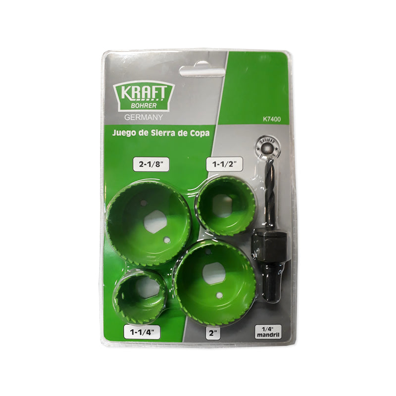SIERRA COPA KRAFT BOHRER P/MADERA C/MADRIL 1/4