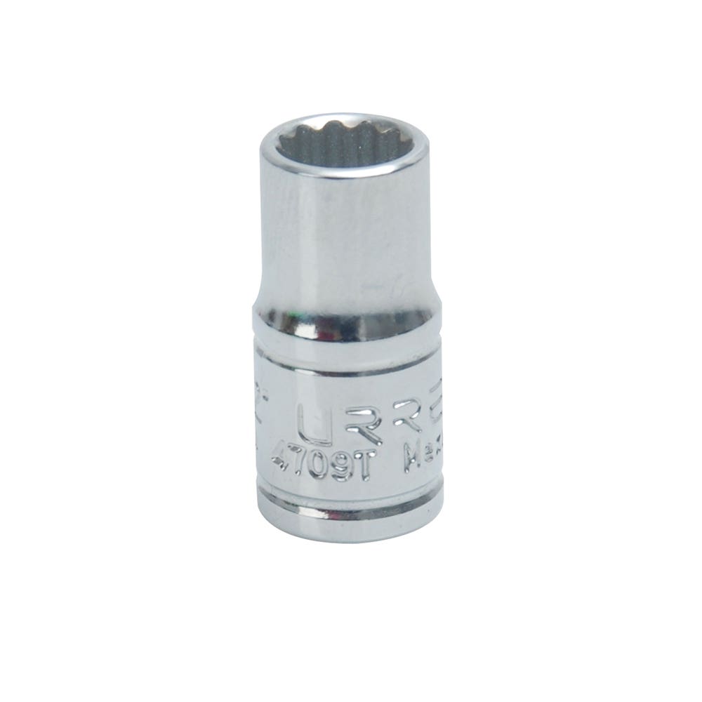 "Dado 1/4"poligonal  9/32" (TWS-4709T) - URREA