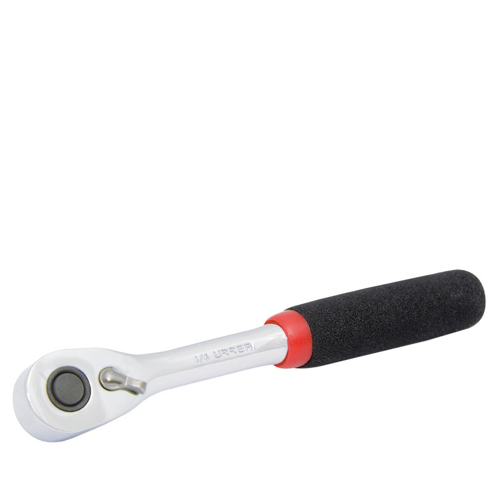 "Matraca rev 1/4"" rub grip QR" (TWS-4749H) - URREA