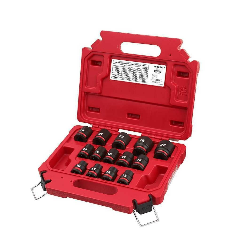SET DE 14 DADOS DE IMPACTO CUADRO 1/2 MILWAUKEE 49-66-7013
