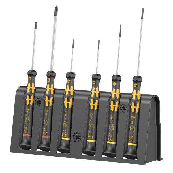 Set de Micro destornilladores antiestáticos Kraftform 1578 A/6 ESD 6 piezas Wera