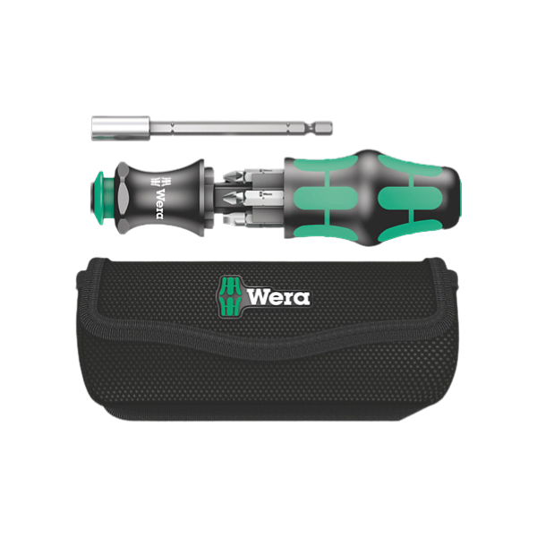 Set Destornillador Kraftform portapuntas 1/4