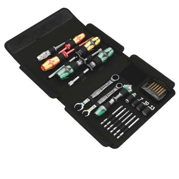 Set de Herramientas Kraftform Kompakt SH1 gasfitería 25 piezas Wera