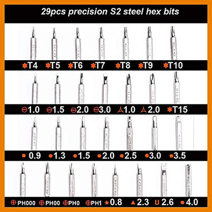Set destornillador de Precisión 31 piezas Harden