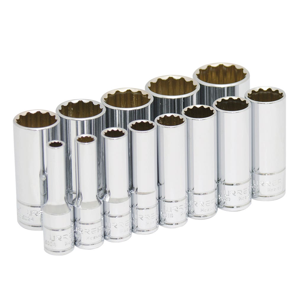 "Jgo dados lgo 3/8" poligonal pg13pz" (TWS-52112) - URREA