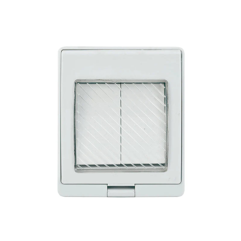 Hydrobox con interruptor doble (9/15) 10A 250V, blanco