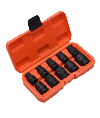 Set de Dados de Impacto 1/2" cortos 10 Piezas Harden