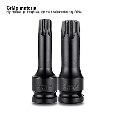 Set de Dados Torx Impacto 8Pz 1/2 (537038) - HARDEN
