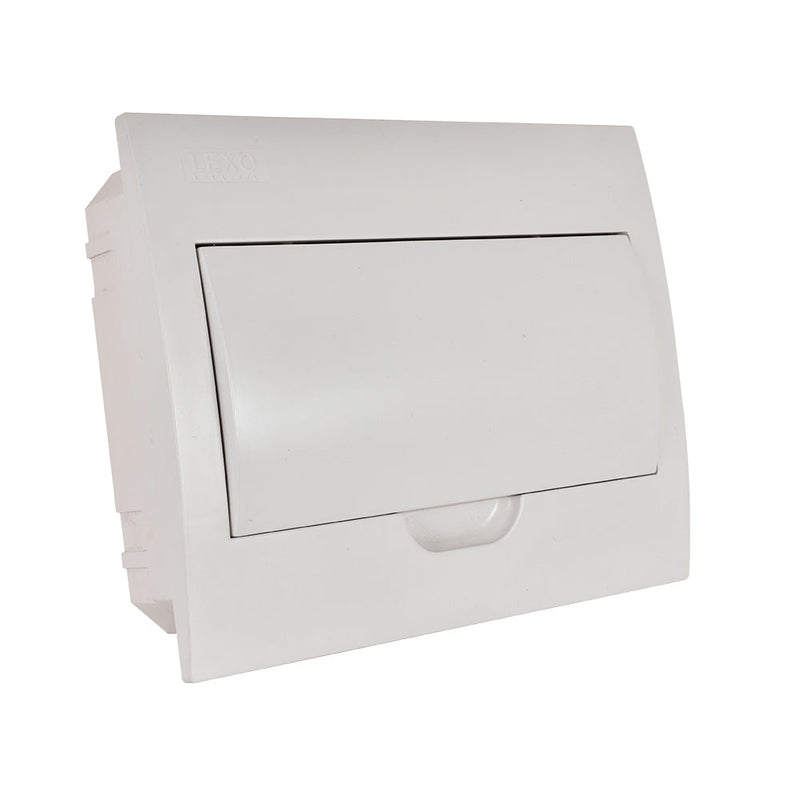 TABLERO EMBUTIDO 12 POLOS TAPA BLANCA LIBRE DE HALÓGENO IP41