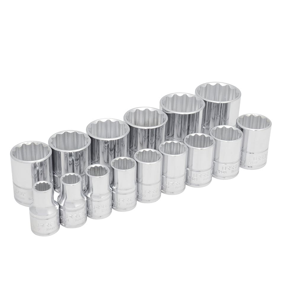 "Jgo dados 1/2"poligonal  pg 15pz" (TWS-54114) - URREA