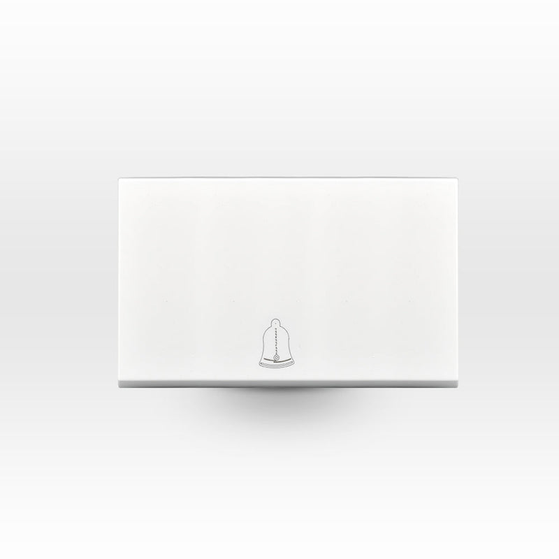MÓDULO PULSADOR TIMBRE TECLON 73 MM 10A 250V BLANCO
