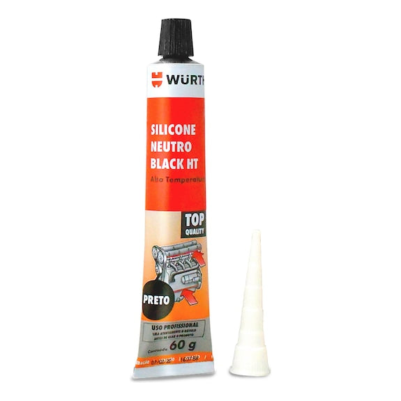 SILICONA NEGRA HT ALTA TEMP 60G - WURTH
