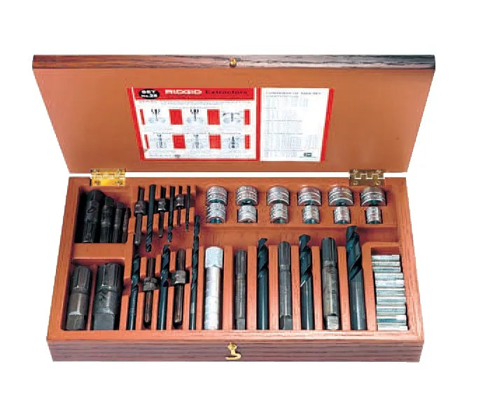 Jgo. extractores pernos 1/4-1 #25 (35590) - RIDGID