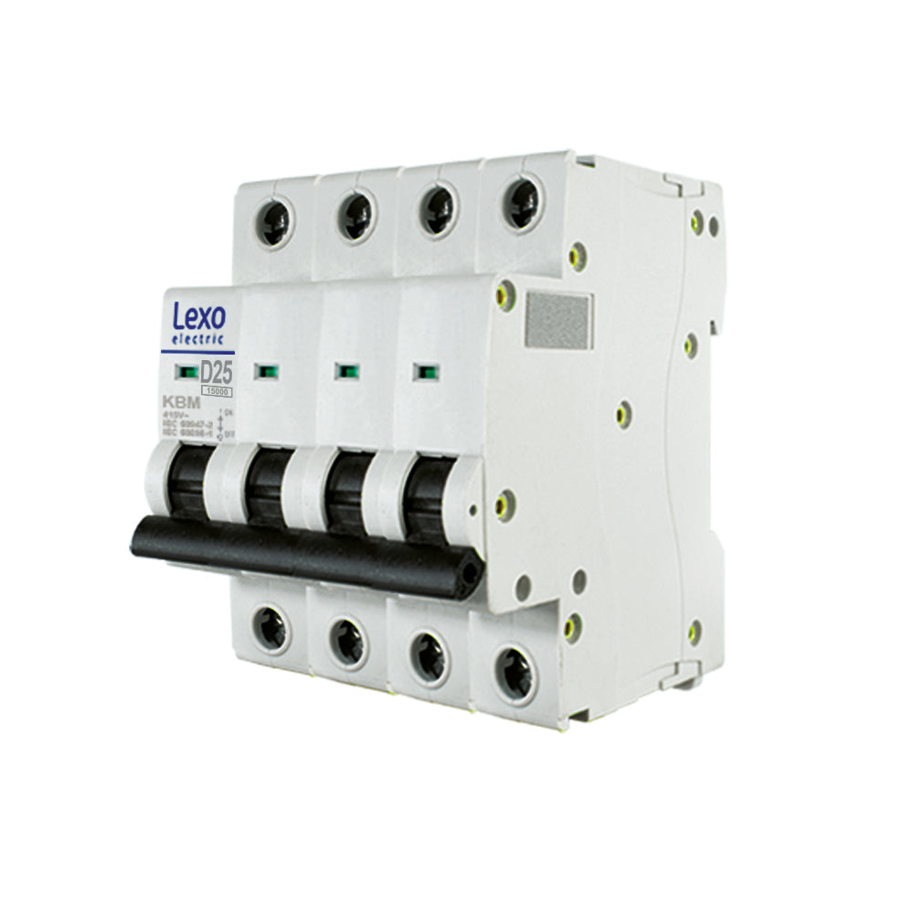 INTERRUPTOR AUTOMÁTICO 4X25A CURVA D 15KA