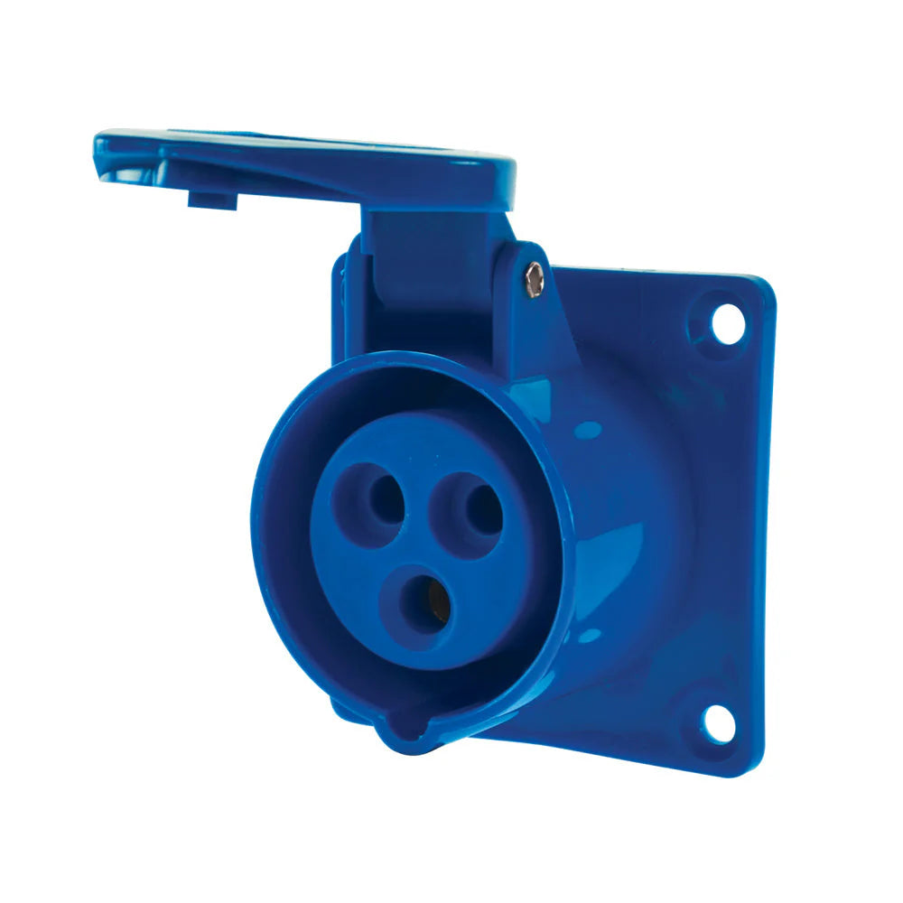 Enchufe industrial hembra embutida IP44, 16A