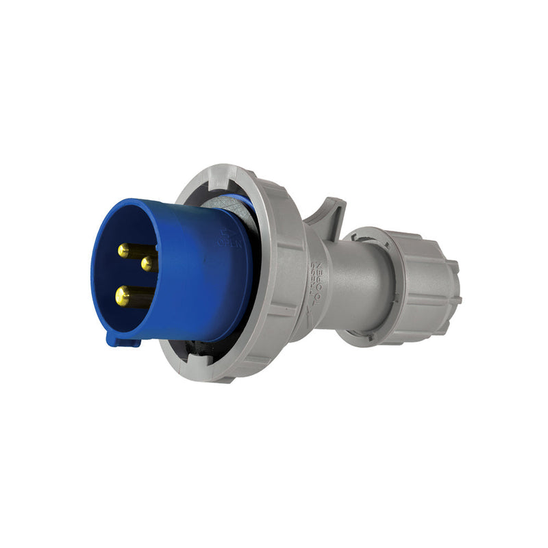 ENCHUFE MACHO VOLANTE 16A 2P+T 220V IP67