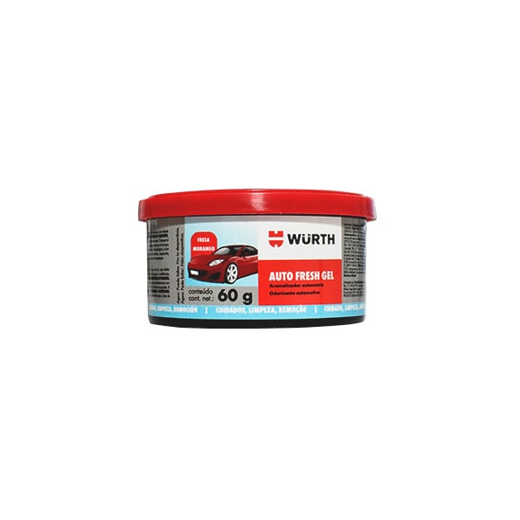 AROMATIZANTE AUTO GEL FRESH FRESA - WURTH