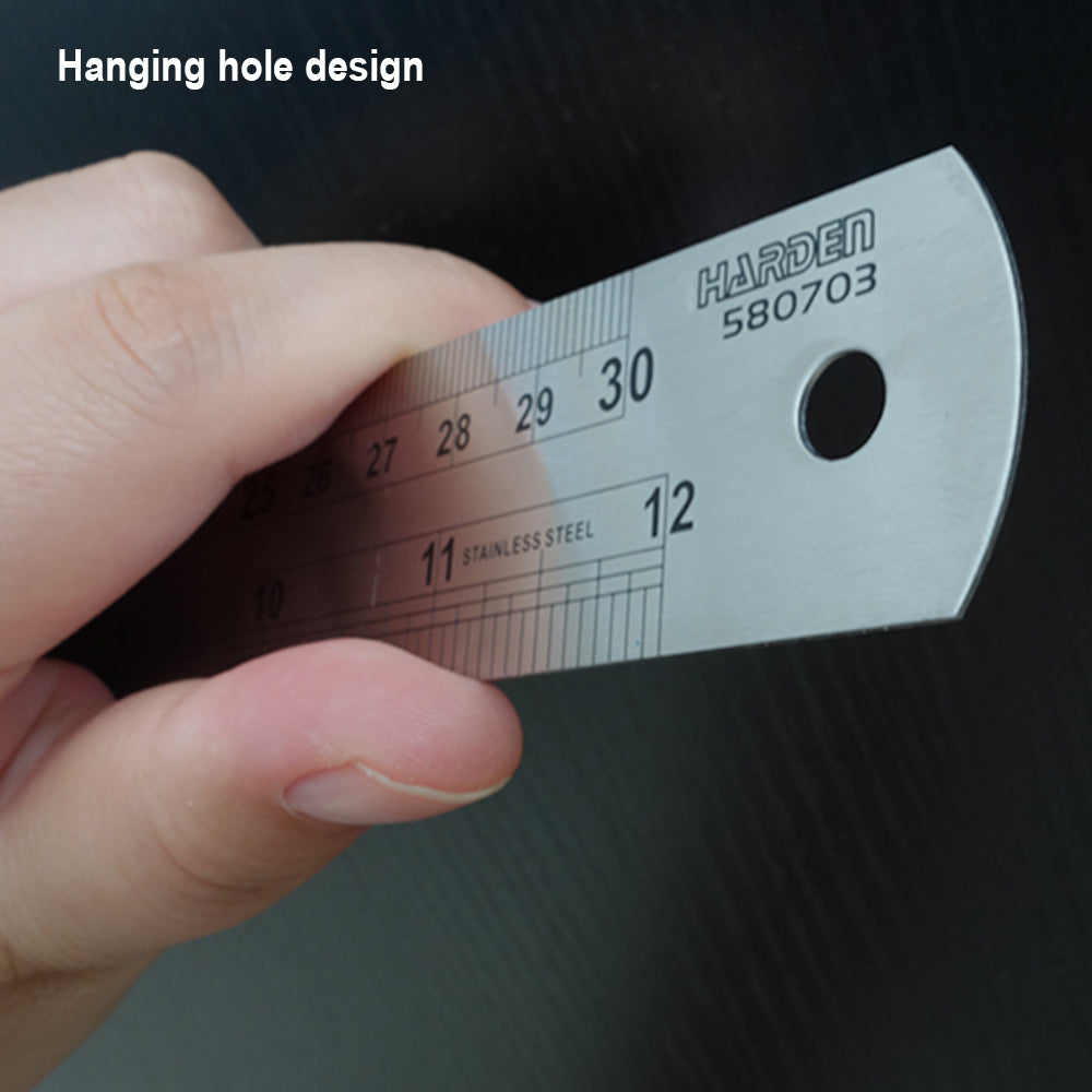 Regla de acero inoxidable Harden