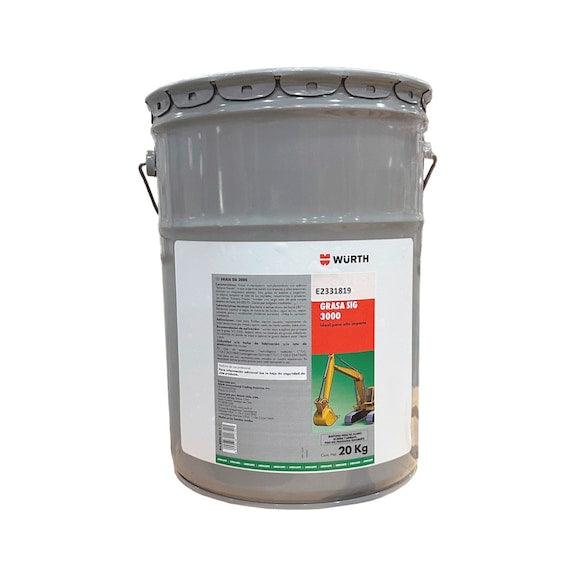 GRASA DE ALTO IMPACTO SIG 3000 - 20KG - WURTH