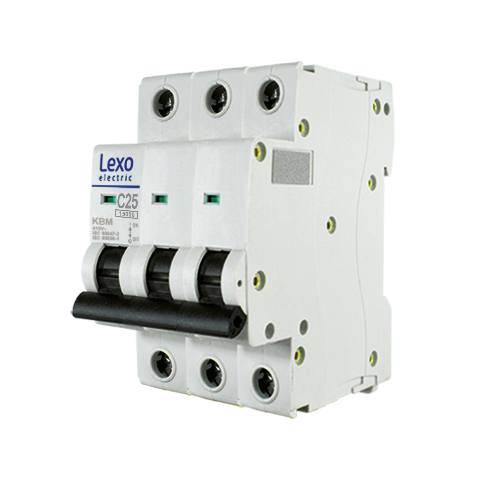 INTERRUPTOR AUTOMÁTICO 3X25A CURVA C 15KA