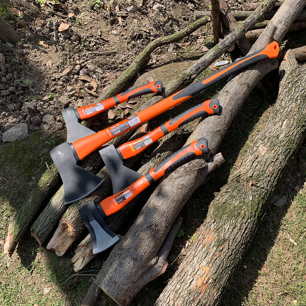 Hacha con mango de fibra de vidrio 1 kg Harden