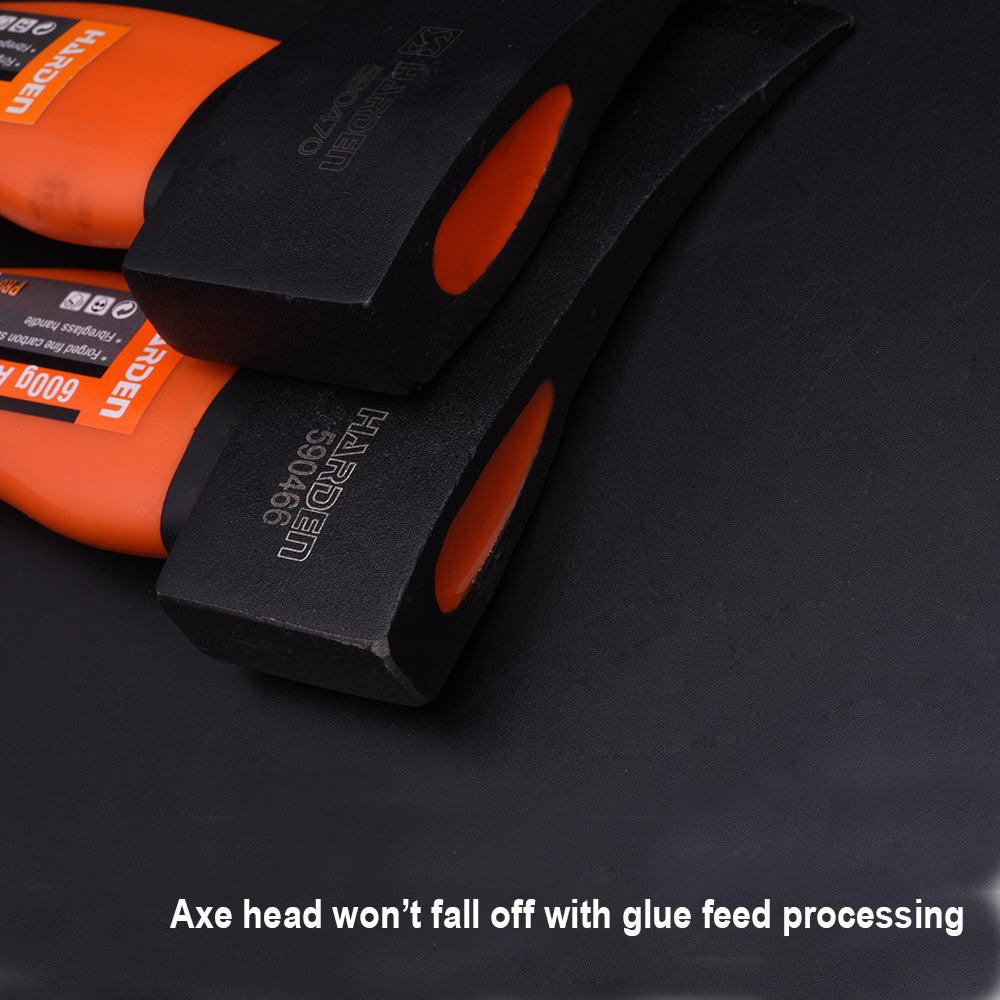 Hacha con mango de fibra de vidrio 1 kg Harden