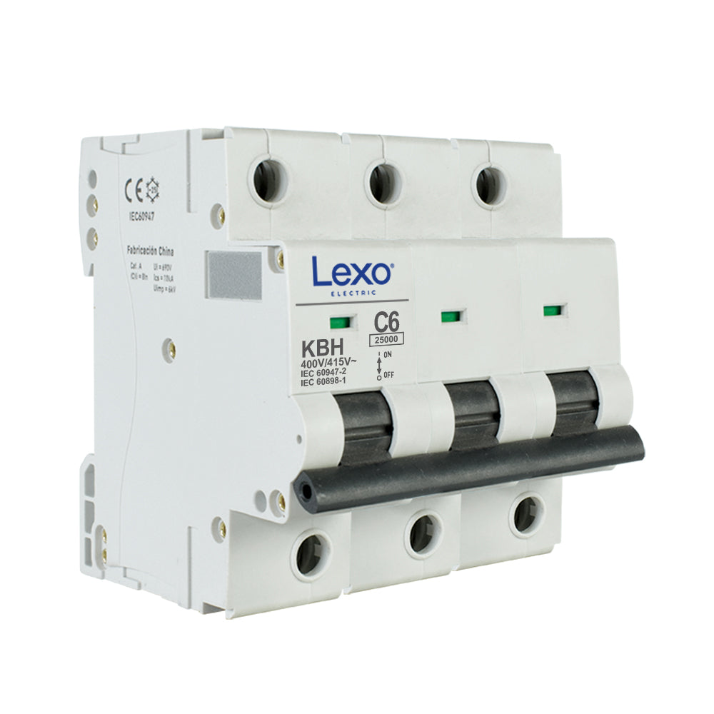 INTERRUPTOR AUTOMÁTICO 3X50A curva C 25kA