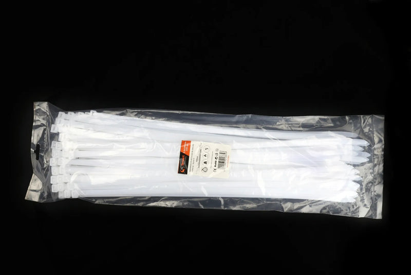 AMARRA PLASTICA BLANCA 8.8 x 500 mm x 100 unidades - SMART TOOLS
