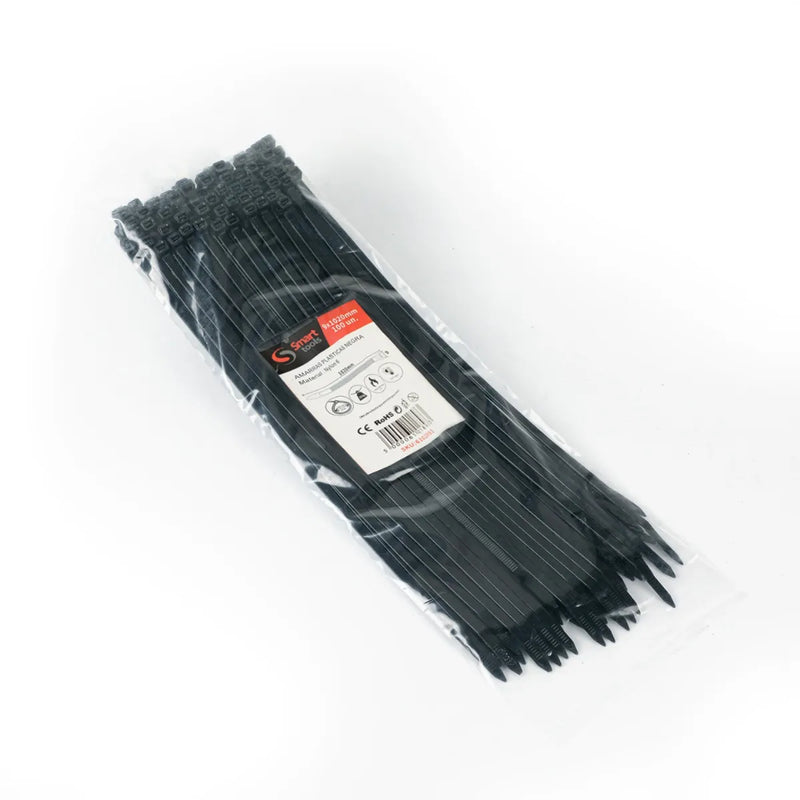 AMARRA PLASTICA NEGRA 9.0x1020mm.100Unidades - SMART TOOLS