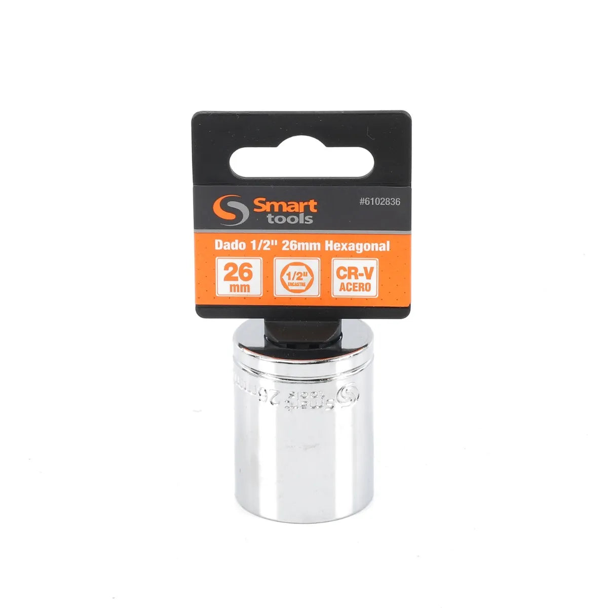 Dado 1/2" 26mm hexagonal (*) - SMARTTOOLS