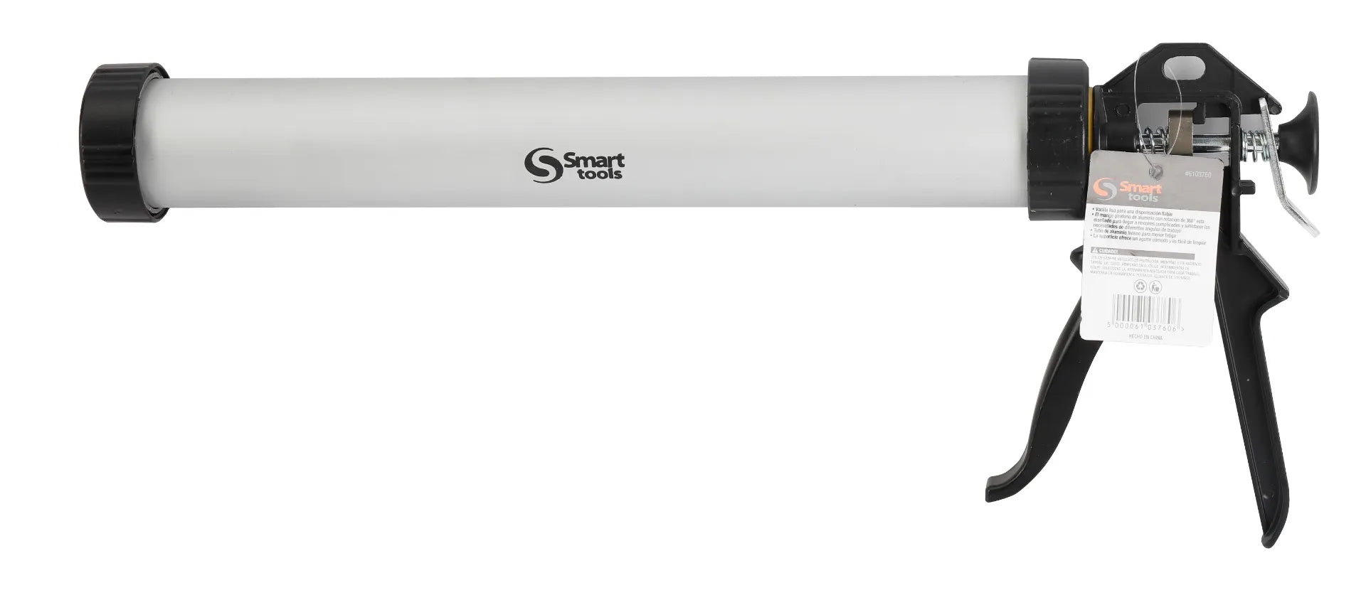 Pistola calafatear p/silicona de 15" cerrada (6103760) - SMARTTOOLS