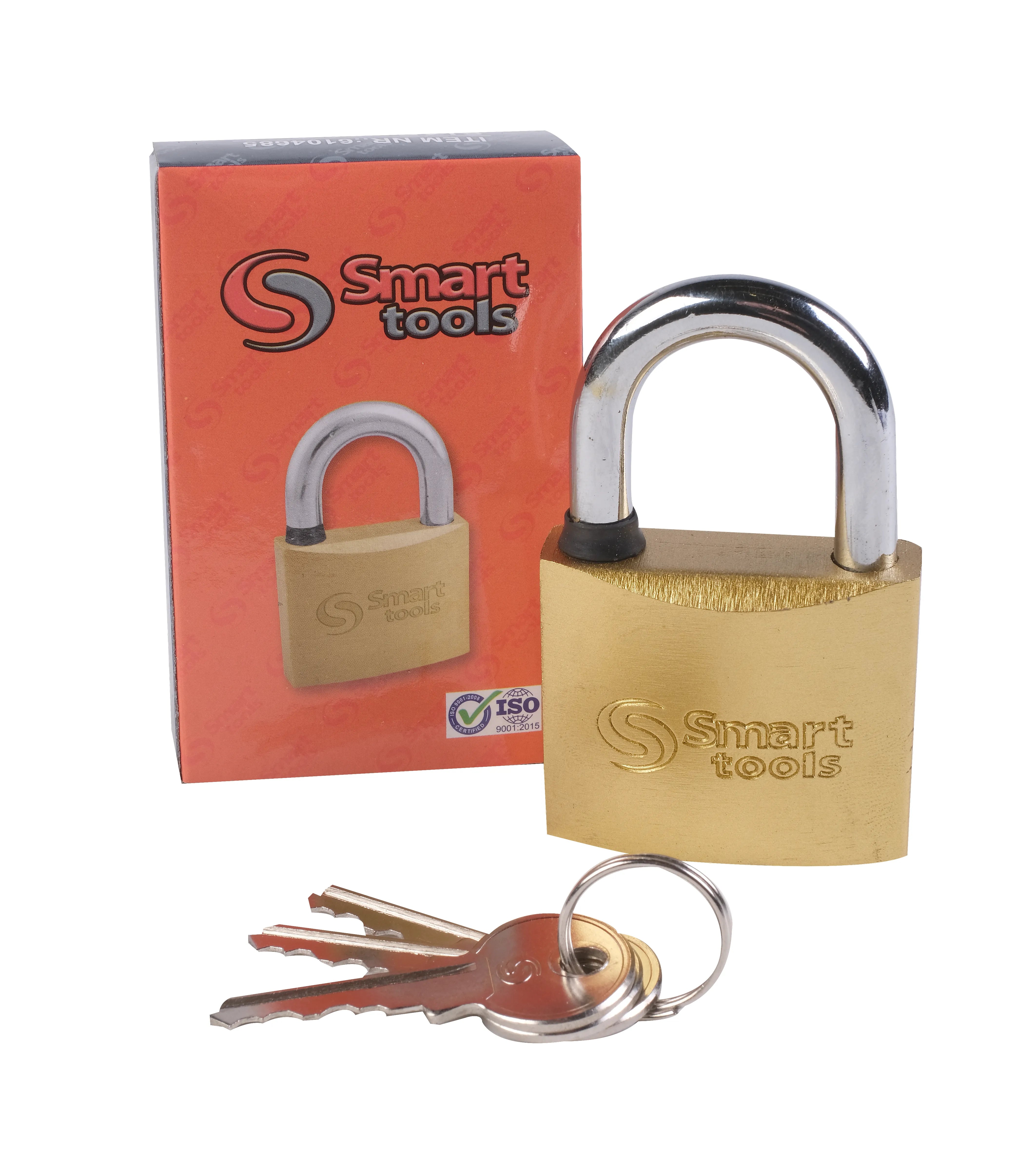Candado acero bronceado 50mm caja (*) - SMARTTOOLS