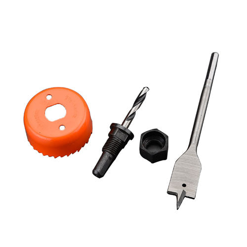 KIT INSTALACION DE CERRADURA 3 PIEZAS  HARDEN