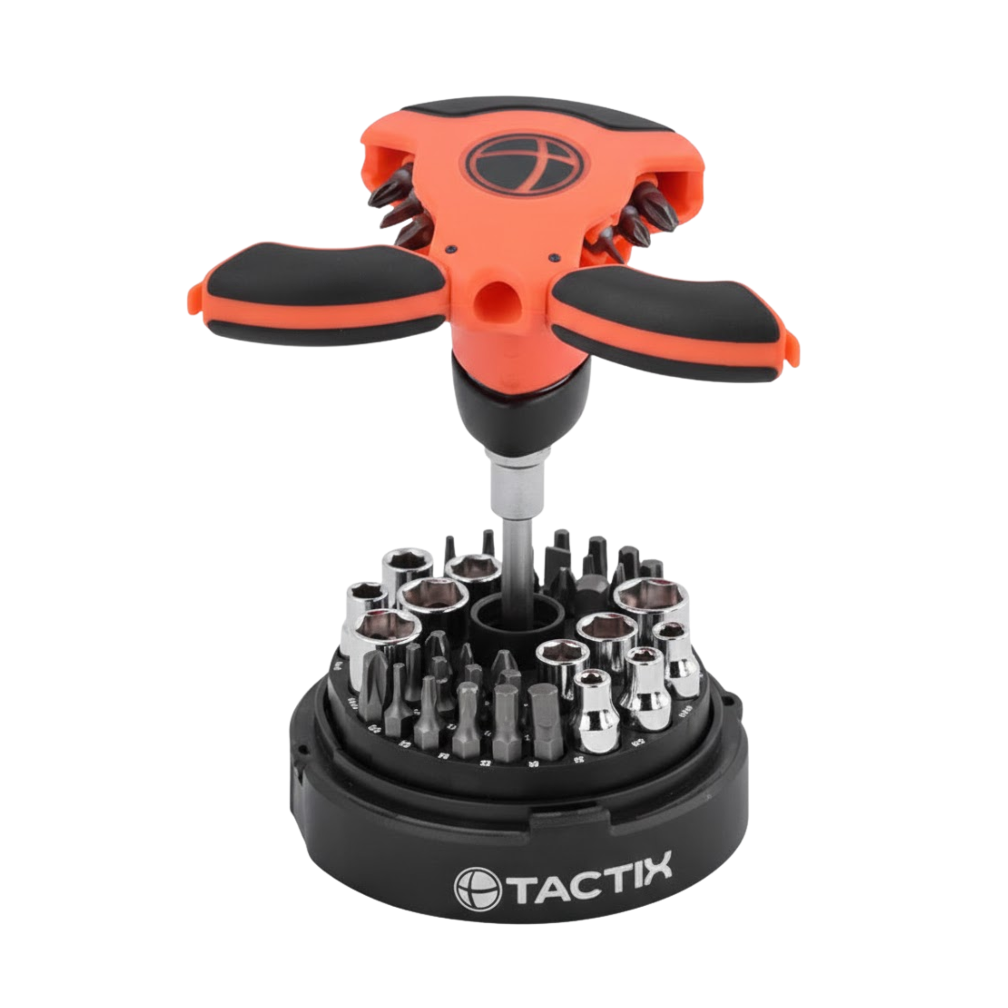 LLAVE CON CHICHARRA TACTIX 1/4 DR. # 900242 46 PIEZAS