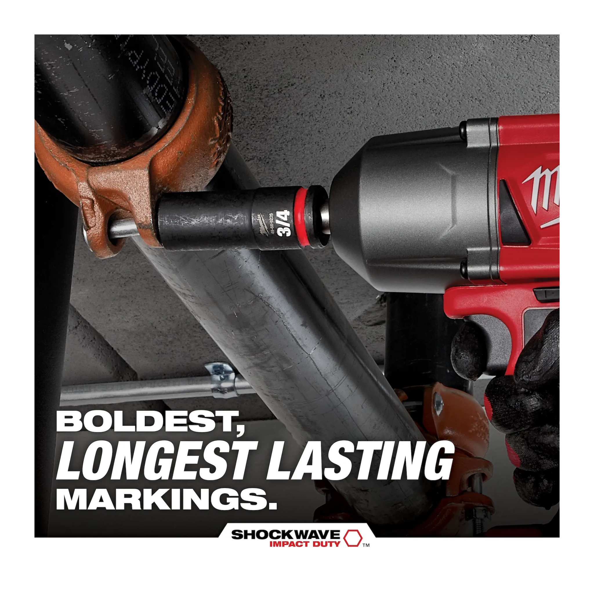 JGO DADOS IMPACTO LARGO 1/2[] HEXAG. 14 PIEZAS 10-27MM (49-66-7014) MILWAUKEE