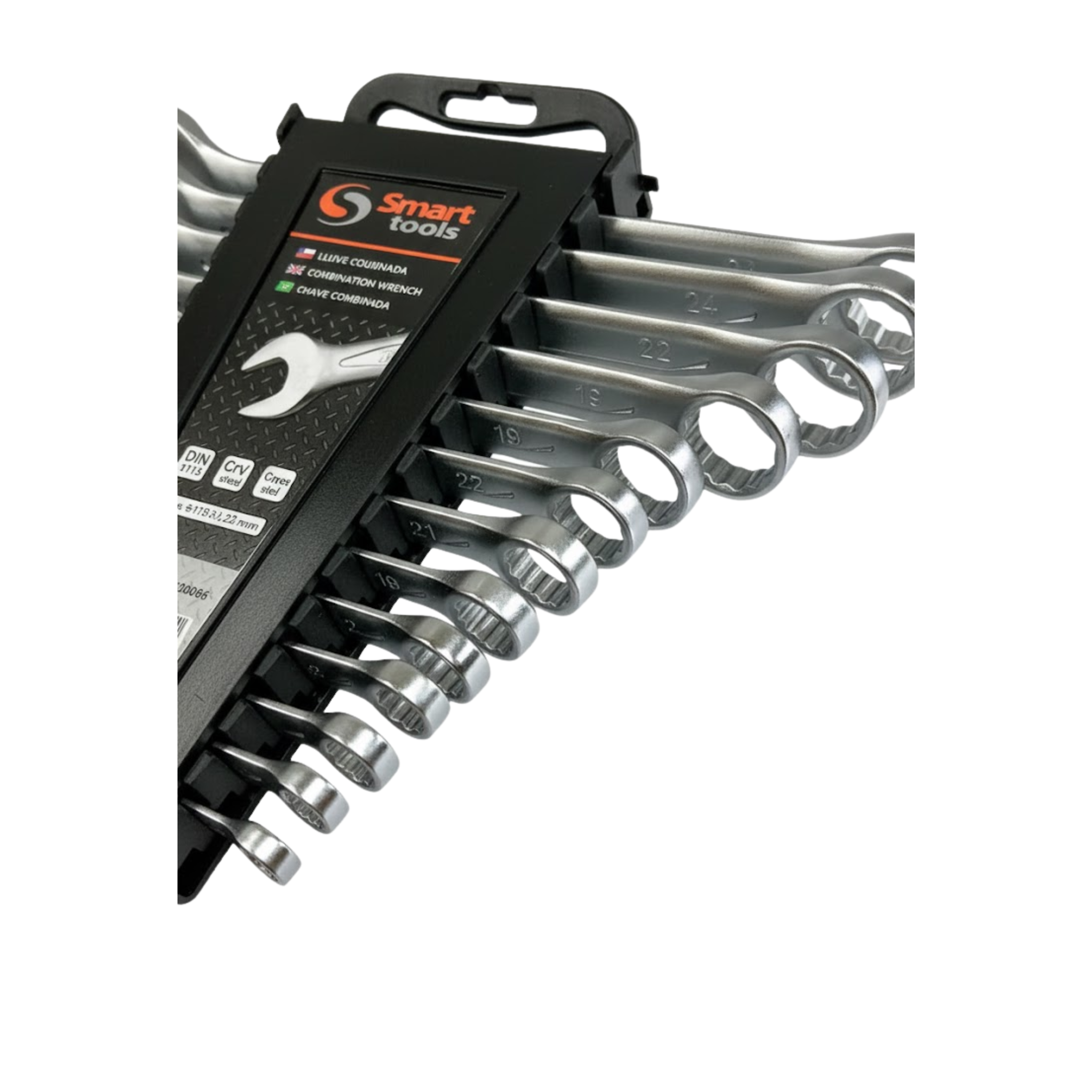 JGO. LLAVES PTA.-CORONA 6-22 MM. 12 PZS. - SMART TOOLS