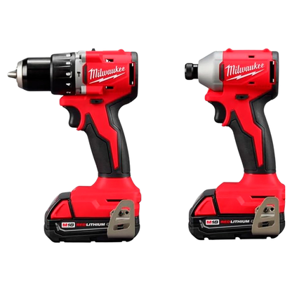 KIT TALADRO PERCUTOR Y ATORNILLADOR DE IMPACTO 18V 3610-259 - MILWAUKEE