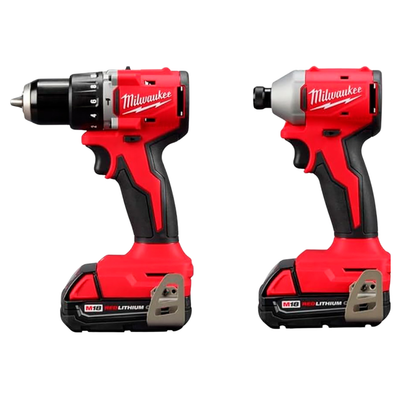 KIT TALADRO PERCUTOR Y ATORNILLADOR DE IMPACTO 18V 3610-259 - MILWAUKEE